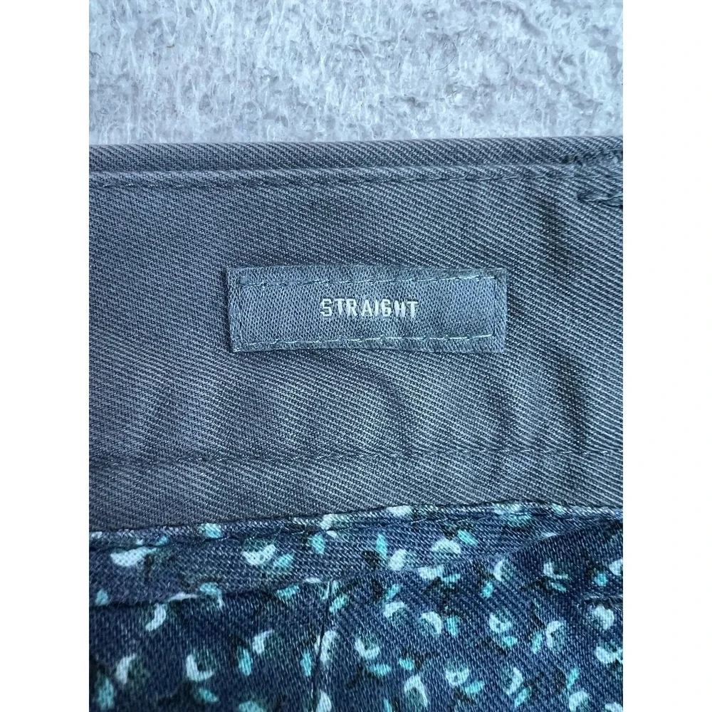 Bonobos Pants Mens 34x30 Gray Straight Fit Chino Flat Front Zip Fly Cotton Twill